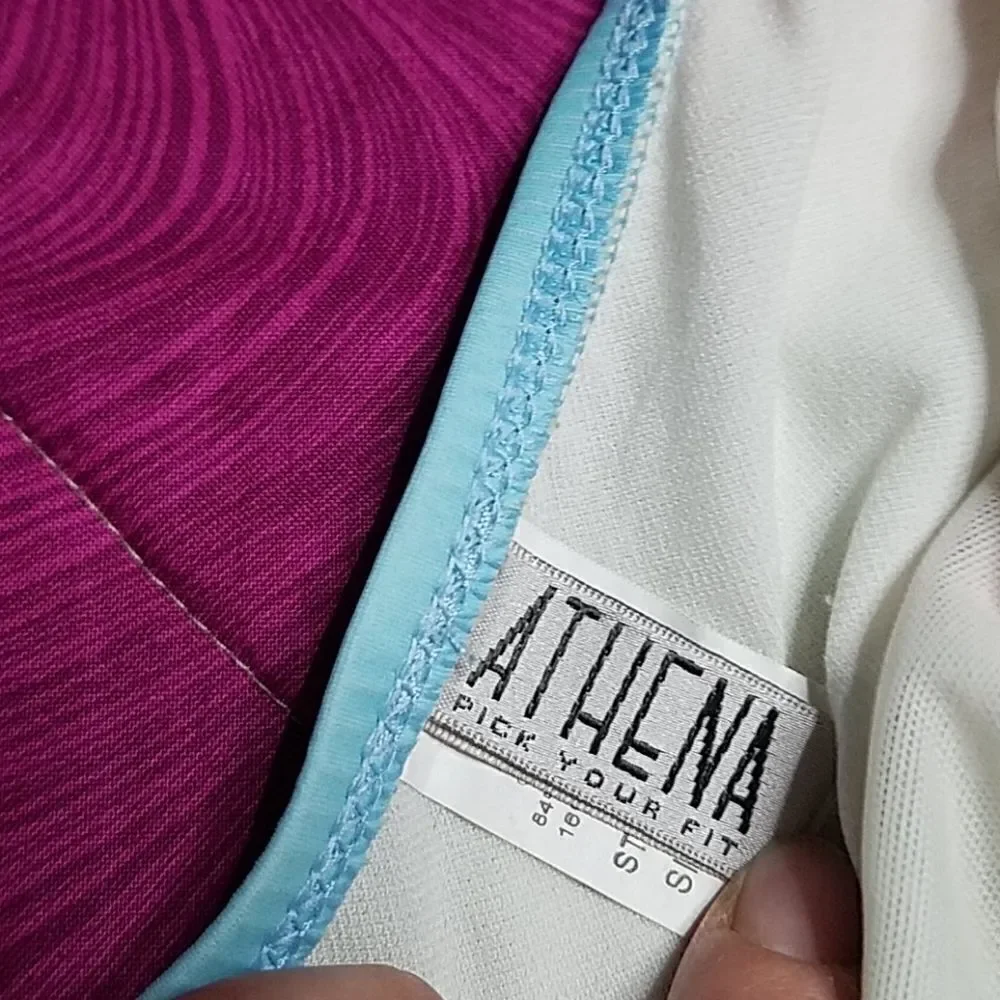 ✔ 5 for $25 Athena light blue floral bikini bottoms size 14